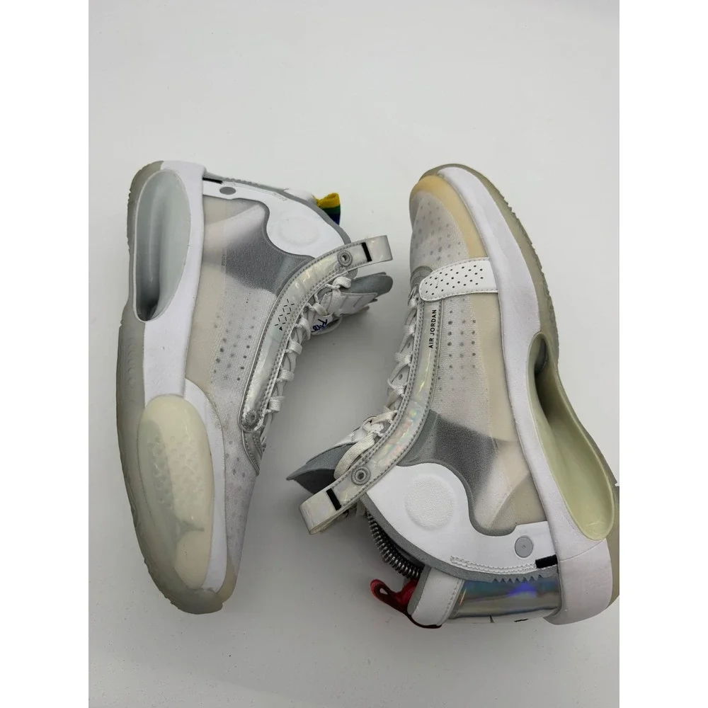 Nike Air Jordan 34 Be True White Silver Rainbow AR3240-101 Mens Size 9